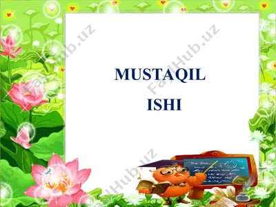 qiziqarli misol va masalalar  yechish — PPT