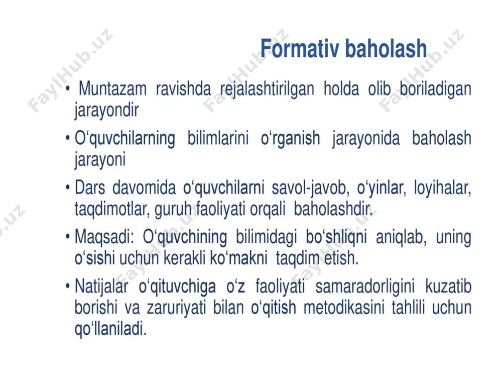 boshlangʻich taʼlim tizimini baholash - Page 5