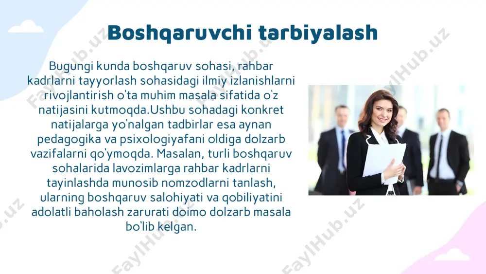 rahbar psixologiyasi ning dolzarb muammolari - Page 3