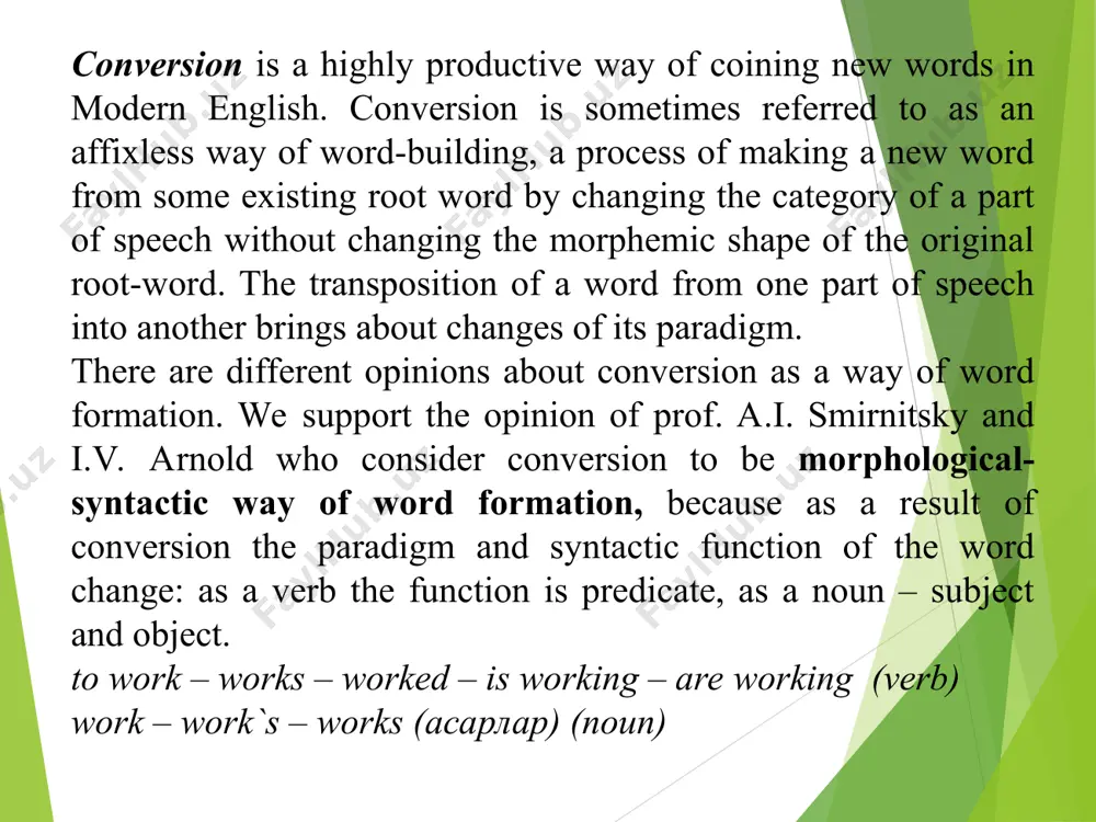 conversion and shortening as productive ways of word formation - Page 4