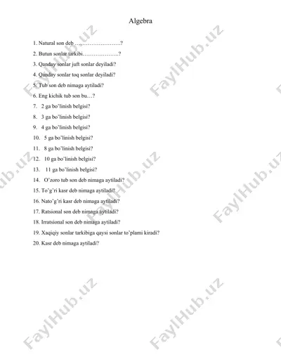 matematika darslik — DOCX
