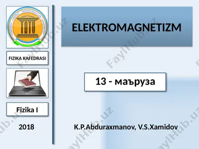 elektromagnetizm — PPTX