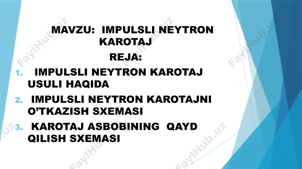 elastik sochilish, elementlar yadrolarida elastik sochilish va tog' jinsini tashkil etuvchi elementlar yadrolarida yutilish (tutilish), odatda boshqa zarralarning ajralishi bilan kechadi. sochilish noelastik va elastik bo'lishi mumkin. neytronlarning noelastik sochilishida yadro o'zgarmaydi, biroq qo'zg'algan holga keladi. so'ngra uzatish yadrosi gamma-kvantlarning nurlanishi bilan kechuvchi dastlabki asosiy holatga o'tadi. noelastik sochilgan neytron ushbu o'zaro ta'sir natijasida uzatish yadrosining qo'zg'algan energiyasiga teng bo'lgan o'z kinetik energiyasining bir qismini uzatib yuboradi. noelastik sochilish – bo'sag'a reaksiyadir. yadroning birinchi qo'zg'algan darajasi energiyasiga teng bo'lgan bo'sag'a energiyasi massaviy son a ning ortib borishi bilan bir necha million elektronvoltdan 100 kev ga qadar kamayadi. tarang sochilishda neytron va yadro o'rtasida yadroning ichki holati o'zgarmagan holda kinetik energiyaning qayta taqsimlanishi sodir bo'ladi, buning natijasida esa tezkor neytron o'z energiyasining bir qismini yo'qotadi va o'z harakatining dastlabki yo'nalishida qandaydir burchak ostida sochiladi. agar neytronning kinetik energiyasi yadroning kinetik energiyasidan ortiq bo'lsa, u holda sochilgan neytron sekinlashadi, yadro esa tezlashadi, …