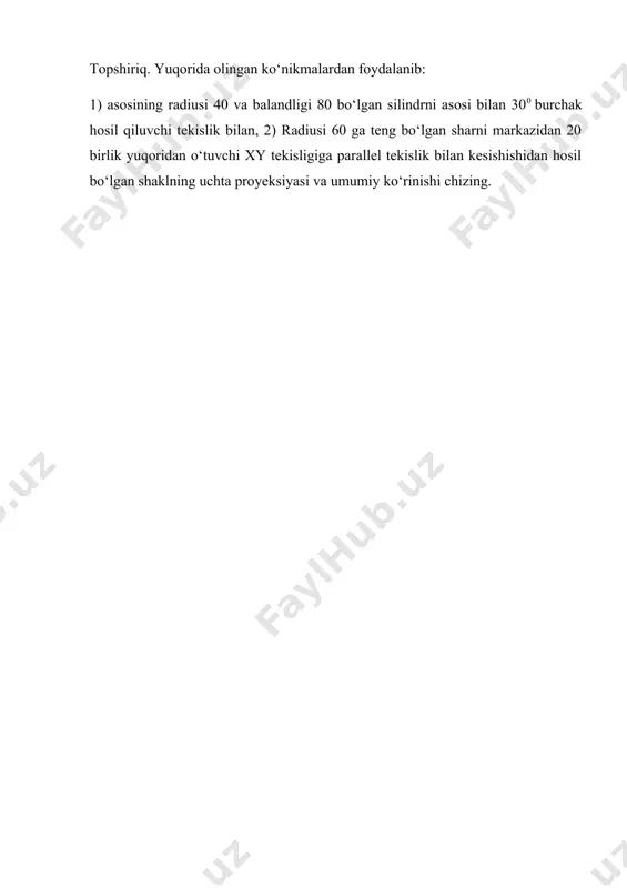 geometrik jismlarning tekisliklar bilan kesishishi - Page 5