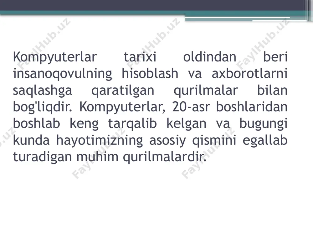 ning barcha funktsiyalarini bajarishi mumkin. kompyuter klonlari vazifasi: kompyuter klonlari bir nechta vazifalarni bajarish uchun ishlatiladi. bu vazifalar quyidagilardan iborat bo'lishi mumkin: 1. ko'p foydalanuvchilarga xizmat ko'rsatish: klonlar, bir asosiy kompyuter tizimining nusxasi bo'lib, bir nechta foydalanuvchilarga xizmat ko'rsatish uchun ishlatiladi. bu, korporativ tarmoqlarda, o'qituvchi laboratoriyalarida yoki ish joylarida ko'p foydalanuvchilarga kompyuterlarni taqsimlash uchun juda foydali bo'ladi. 2. ma'lumotlar o'zgartirish va taqsimlash: klonlar, asosiy kompyuter tizimining ma'lumotlarini o'zgartirish va taqsimlash uchun ishlatiladi. bu, ma'lumotlar bazalarini yangilash, ma'lumotlarni ko'chirish va o'zgartirish, ma'lumotlarni taqsimlash va boshqalar kabi vazifalarni o'z ichiga oladi. 3. tizimni kengaytirish: klonlar, tizimni kengaytirish uchun ham ishlatiladi. bir asosiy kompyuter tizimining klonlarini qo'shish orqali, tizimning ishlab chiqarish kuchi oshiriladi va kengaytirilgan ish jarayonlarini bajarish imkoniyati yuzaga keladi. 4. ma'lumotlar xavfsizligi: klonlar, ma'lumotlar xavfsizligini ta'minlash uchun ham ishlatiladi. agar asosiy kompyuter tizimida ma'lumotlar yo'qotilsa yoki zarar ko'rsatilsa, klonlar orqali ma'lumotlar tiklanib qoladi va tizimni tez va oson bir xolatga qaytarish …