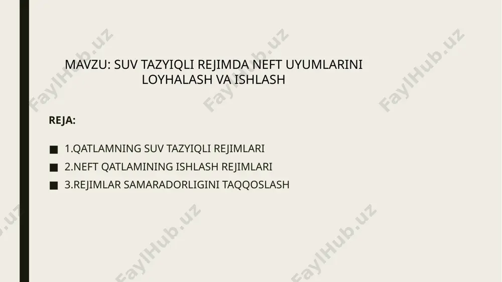 un avvalo ularni suvli, neftli, gazli qatlamlarga nisbatan joylashish holatiga qarab tasniflanadi. 13 i. qatlam suvlari: 1) tashqi yoki chegara;2) ostki;3) oraliq; ii. o‘zga suvlar: 1) yuqori; 2) pastki; 3) tektonik; 4) qatlamga sun’iy kirgizilgan. suvlarning kimyoviy tahlili ularni kimyoviy tarkibini hamda foydali va zararli xususiyatlarini ajratish va baholash uchun o‘tkaziladi. hozirgi vaqtda oltita asosiy komponentni aniqlash zarur hisoblanadi: ci- , so2- 4, hco3, ca2+ , mg2+ , na+ ; ba’zida ularga co2- 3, fe2+ , fe3+, suvning zichligi va phham qo‘shiladi. tabiiy suvlarni kimyoviy tarkibiga ko‘ra juda ko‘p tasniflari mavjud, lekin ularning bir nechtasigina keng tarqalgan. suvlarni t.klark, v.a.aleksandrov, s.a.shukarev, n.i.tolstikin, ch.palmer va b. tomonidan tavsiya qilingan tasniflari ma’lum. neftchilar orasida esa v.a.sulin tasnifi keng miqyosda ishlatilmoqda. neft va gaz qatlamlaridagi suvlarning tasnifi ichida ana shu suvlarning qanchalik sho‘rlanganligiga, ya’ni tarkibida u yoki bu tuzlarning miqdoriga qarab palmer va sulin tasniflari keng tarqalgan hisoblanadi. palmer tasnifi bo‘yicha qatlam suvlari …