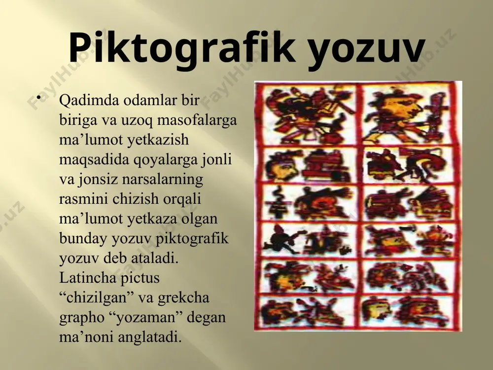 yozuvning paydo bo‘lishi va rivojlanishi - Page 4