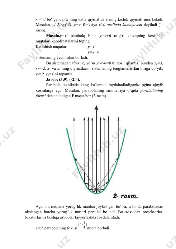 kvadrat funksiya va uning xossalari - Page 5