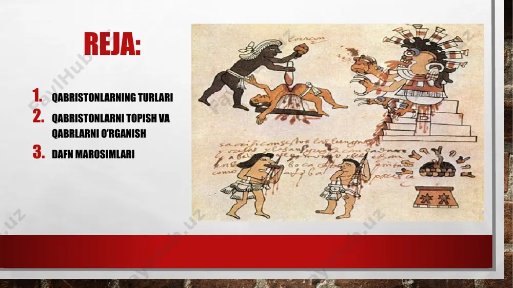 ki tsunami yoki tayfun natijasida odamlarning o'limi paytida bomba portlaganda sodir bo'ladi. topilgan jasadlar bir qabrda, nekropolning tanho hududida dafn etilgan. oradan ma’lum vaqt o‘tgach, davlat mablag‘lari hisobidan bu yerda qurbonlar xotirasiga yodgorlik o‘rnatildi. belgilangan joylardan tashqarida dafn etilgan dafnlar birlamchi deb ataladi. yo‘lda adashib halok bo‘lgan yo‘lovchi yoki qaroqchilar tomonidan o‘ldirilgan yo‘lovchi o‘zining so‘nggi panohini shunday topdi. tarixchilar uchun birlamchi qabrlar katta qiziqish uyg'otadi va yer qa'rida yashiringan sirlarni ochib beradi. birodarlik qabristonlar birlamchi qabristonlar ommaviy qabristonlar, asosiy yoki birodarlik qabristonlardan farqli o'laroq, ko'plab odamlarning o'ldirilishini yashirish uchun mo'ljallangan. bunday dafn qilish siyosiy yoki diniy kelishmovchiliklar, jinoiy tortishuvlar yoki manyakning harakatlari natijasida yuzaga keladi. ular tasodifan topiladi: o'rmonda qo'ziqorin teruvchilar, poydevor qazishda quruvchilar. ba'zida guvohlar ommaviy qabrlar haqida o'n yillar o'tgach xabar berishadi. nijniy tagil yaqinidagi qabriston, u erda 15 nafar voyaga etmagan qiz o’ldirilgan holda ko’milganqabristoni topilgan ; irlandiya monastiri hududida 1-3 yoshli chaqaloqlarni ommaviy ko’mish orqali paydo …