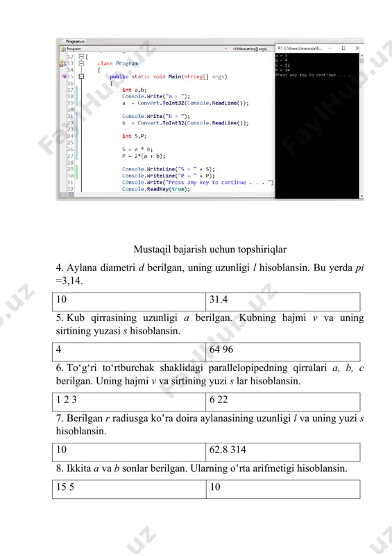 amaliy dars - consoleda kiritish-chiqarish - Page 3