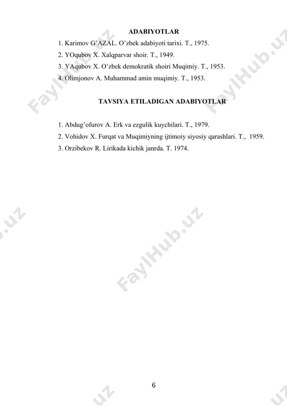muqimiy adabiylotining eng yirik vakili - Page 5