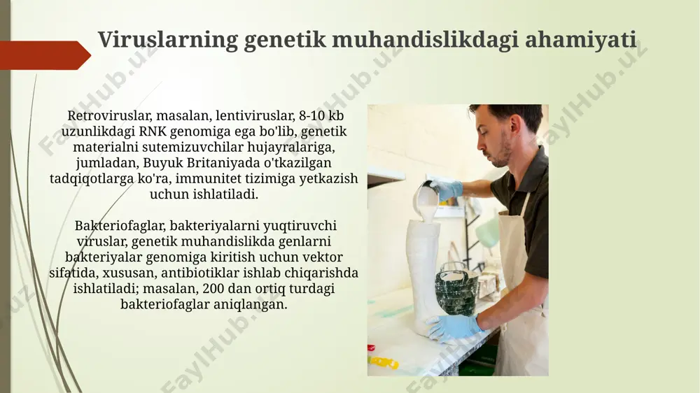 viruslarning gen muxandisligida qòllanilishi - Page 5