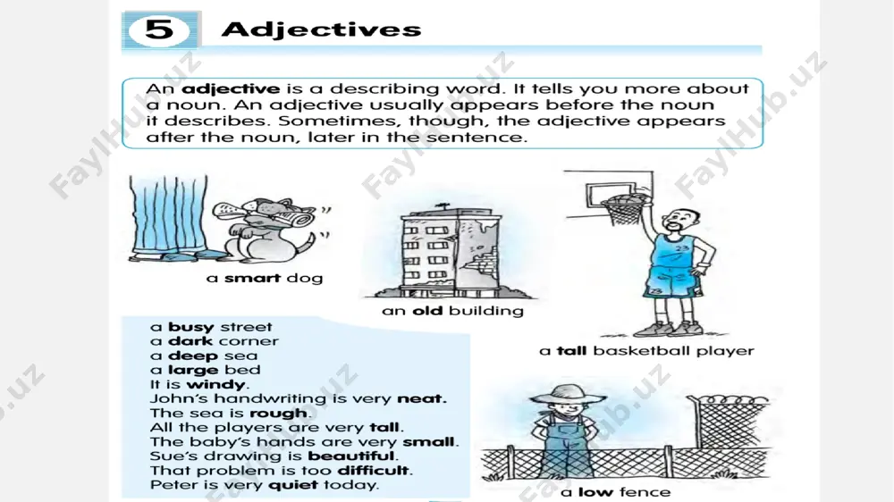 the adjectives and their classifications - Page 2