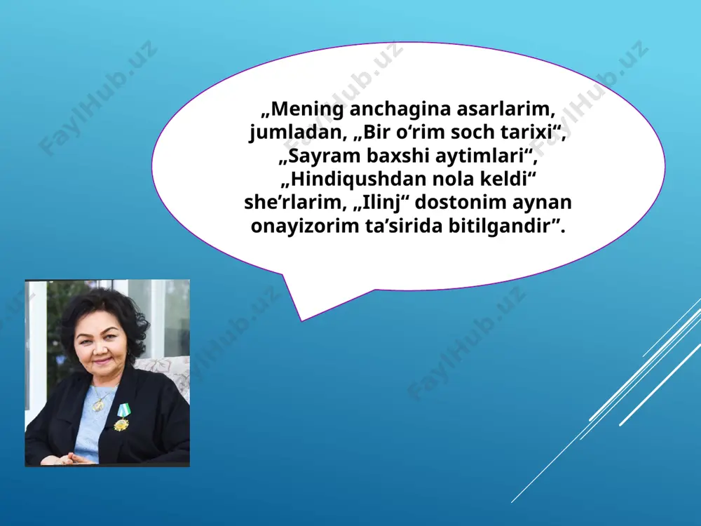 halima xudoyberdiyeva hayoti va ijodi. she’rlari - Page 3
