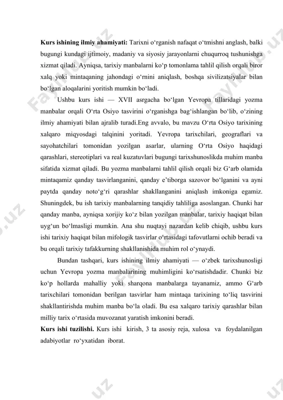 at tarixida ilk bo‘lib tarixiy voqealarni tizimli tarzda yozib qoldirgan mualliflar qatoriga kiradi. ularning asarlarida sharq xalqlari, xususan o‘rta osiyo hududida yashagan qabilalar, ularning urf-odatlari, siyosiy va harbiy faoliyati haqida muhim ma’lumotlar mavjud. yunon mualliflari ko‘pincha bevosita kuzatuvlar asosida emas, balki harbiy yurishlar, elchilik safarlari yoki boshqa manbalar orqali olingan ma’lumotlarga tayanib yozishgan. shunga qaramay, ularning tasvirlari tarixshunoslik uchun katta ahamiyatga ega. o‘rta osiyo haqida birinchi yozma ma’lumotlar qadimgi yunon tarixchisi gerodot (mil.avv. v asr)ning “tarix” nomli asarida uchraydi. gerodot o‘z asarida massagetlar va saklar kabi qabilalarga alohida e’tibor qaratadi. massagetlar sirdaryo va amudaryo oralig‘idagi hududlarda yashagan, mustaqil, erkinliksevar va jangovar xalq sifatida tasvirlanadi. ularning o‘ziga xos urf-odatlari, ayollarning jamiyatdagi o‘rni, ovqatlanish tartibi, urush olib borish usullari haqida qiziqarli ma’lumotlar beriladi. gerodot massagetlar va fors podshosi kir ii o‘rtasidagi jang haqida yozar ekan, ularning qahramonligi va erkinlik uchun kurashini alohida ta’kidlaydi. yunon geografi va tarixchisi strabon (mil.avv. i – mil. …