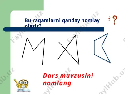 siniq chiziq va uning uzunligi — PPTX