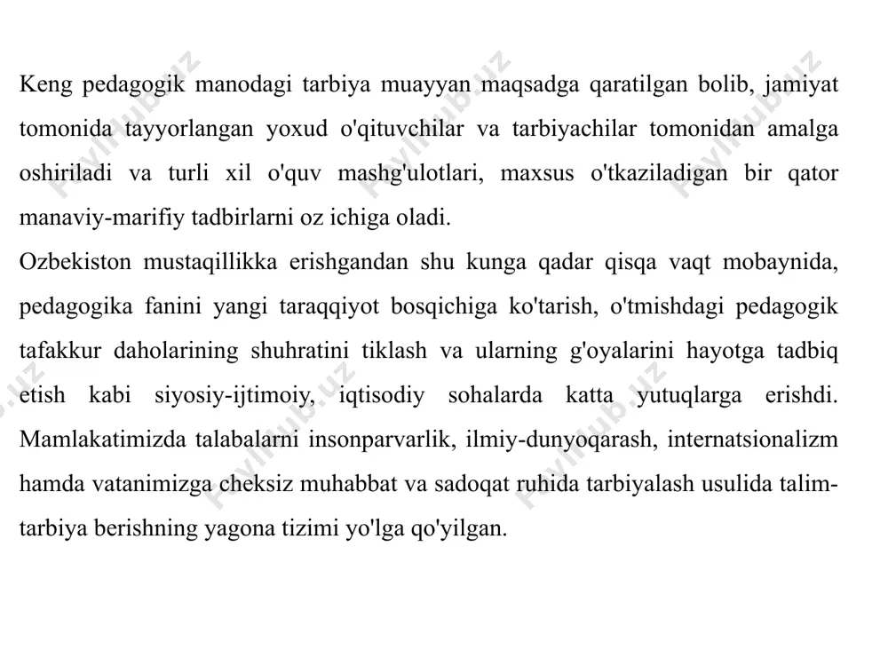 ta’limni tashkil etishning yordamchi shakllari - Page 3