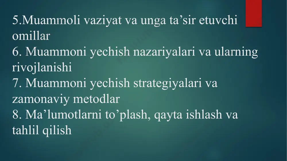 iz sizga kirishadi va yangilangan energiya bilan qaytadi. 5. fikr-mulohaza asosida fikringizni shakllang va rivojlantiring. har qanday g’oya tezlik bo’lishi uchun uni dunyoga chiqarishingiz, tanqidga topshirishingiz va kerak bo’lsa moslashtirishingiz kerak. aql idrok chirog’i 3.ijodiy jarayonlarni takomillashtirishning afzalliklari ijodkorlik sizning ijtimoiy hayotingizni yaxshilaydi ijtimoiy aloqa har bir yoshda farovonlikni saqlashda katta rol o'ynaydi. musiqa guruhlari, pazandachilik darslari yoki fotografiya ustaxonalari kabi ijodiy faoliyat boshqalar bilan muloqot qilish va do'stlar orttirish uchun ko'p imkoniyatlar yaratadi. fikrlash-yangilik ijodkor bo'lish juda yoqimli. ishni tugatgandan so'ng shaxsiy qoniqishdan yaxshiroq narsa yo'q - yo'qdan nimadir yaratish orqali erishgan yutuq hissi haqida gapirmasa ham bo'ladi. ijodkorlik yangilikdir 4. kognitiv jihatdan yondoshuv va uning o’ziga xos xususiyatlari kognitiv tafakkur - bu odamlarning fikrlash, o'qish, o'rganish, eslash, fikr yuritish, e'tibor berish va pirovardida ma'lumotni idrok etish va uni bilimga aylantirish uchun foydalanadigan aqliy jarayon. keyin insonlar bu bilimlarni qarorlar va harakatlarga aylantirishi mumkin. kognitiv psixologiya intizom sifatida rivojlangani …