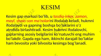kesim — PPTX