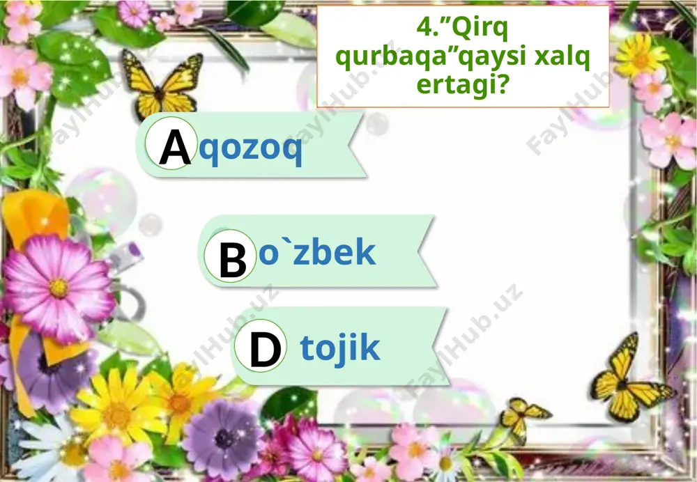 **"so'zdan so'zning farqi bor" bo'limi tushunarli test topshirig'i** - Page 5