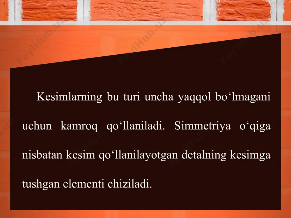 3-§. kesim turlari. 4-§ kesimlarda shartlilik va soddalashtirishlar 9-sinf - Page 5