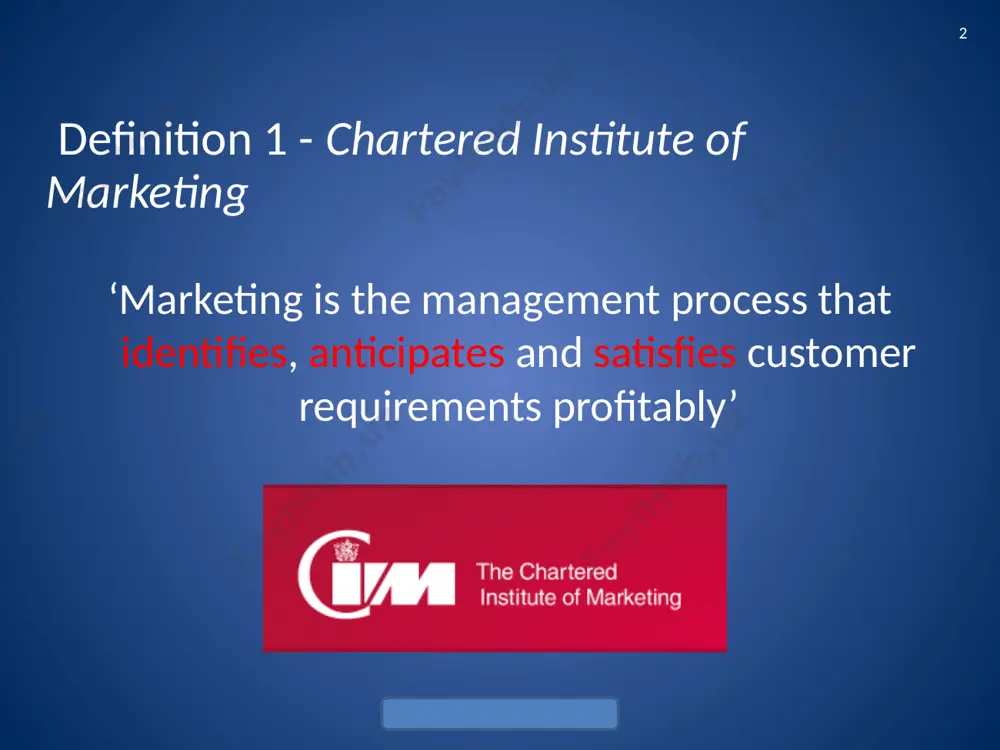 ustomer relationship management prm – partner relationship management – suppliers, distribution channels, mediators, finantially involved subjects ultimate goal of relationship marketing is joining marketing network recently, there is no competition of isolated companies, but only competition of whole marketing networks 11 marketing essentials 2011/2012 integrated marketing the way, which company delivers value to the customer, can be described through marketing mix, a set of 4-10 marketing tools. these tools can influence and control the marketing process. essential tools (4p): product price place promotion 12 marketing essentials 2011/2012 socially responsible marketing social marketing concept considers even social, ecological and ethical aspects. it keeps in balance company‘s profits, customers satisfaction and all-society interests. cause related marketing – marketing supports interests specific target group – for example avon and breast cancer prevention. example – csr of mcdonalds company: 13 marketing essentials 2011/2012 internal marketing 1 – guarantees, that all marketing functions (sales, research, …