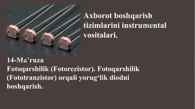 fotoqarshilik texnikasi — PPTX