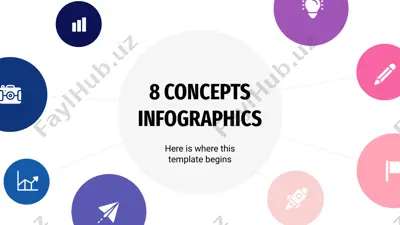 8 concepts infographics: planets — PPTX