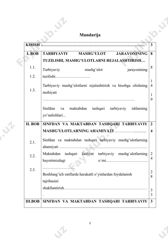 komillashtirish chora-tadbirlari to‘g‘risida”gi pq-2707-sonli, 2017 yil 30 sentabrdagi “maktabgacha ta’lim tizimi boshqaruvini tubdan takomillashtirish chora-tadbirlari to‘g‘risida”gi pf-5198-sonli farmoni, 2017 yil 9 sentabrdagi «maktabgacha ta’lim tizimini tubdan takomillashtirish chora-tadbirlari to‘g‘risida»gi pq-3261-sonli qarori, shuningdek, maktabgacha ta’lim vazirligining 2018 yil 18 iyundagi 1-mh sonli “ilk va maktabgacha yoshdagi bolalar rivojlanishiga qo‘yiladigan davlat talablari” hamda “ilk qadam” maktabgacha ta’lim muassasasining davlat o‘quv dasturini amalda joriy etish kabi davlat hujjatlarida bu sohaga oid masalalarini hal etish nazarda tutilgan. prezidentimiz shavkat miromonovich mirziyoev bu tizimni chuqur tahlil qilib, shu paytgacha nazardan chetda bo‘lgan eng kichik jihatlarigacha e’tibor qaratdi. bugungi kunda maktabgacha ta’lim muassasalarining ta’lim dasturlari va o‘quv-tarbiyaviy rejalariga qo‘yilgan davlat talablarini takomillashtirish dolzarb masalaligich qolayotganligi aniqlandi. aksariyat maktabgacha ta’lim muassasalarining moddiytexnika bazasi zamon talablariga javob bermayapti. bolalarni maktabgacha ta’limga qamrab olish ko‘rsatkichi hamon pastligicha qolmoqda. mavjud muammolarni amaliy bartaraf etish maqsadida «2017−2021 yillarda maktabgacha ta’lim tizimini yanada takomillashtirish chora-tadbirlari to‘g‘risida"gi qarori qabul qilindi. sinfdan va maktabdan …