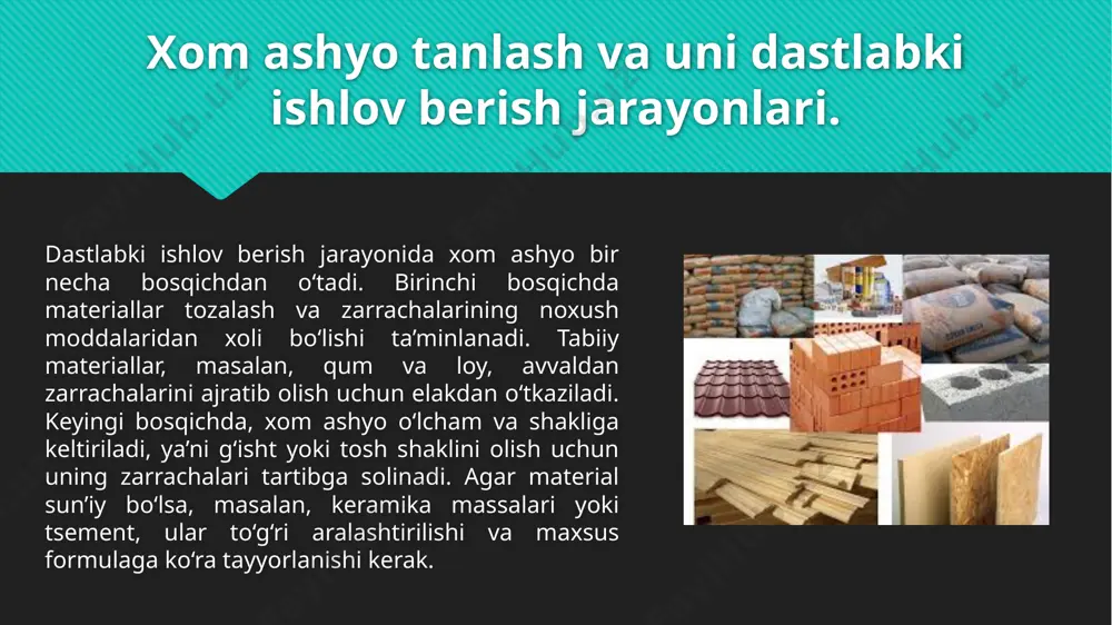 pardozbobg‘ishtvatoshlar uchun xomashyo - Page 5