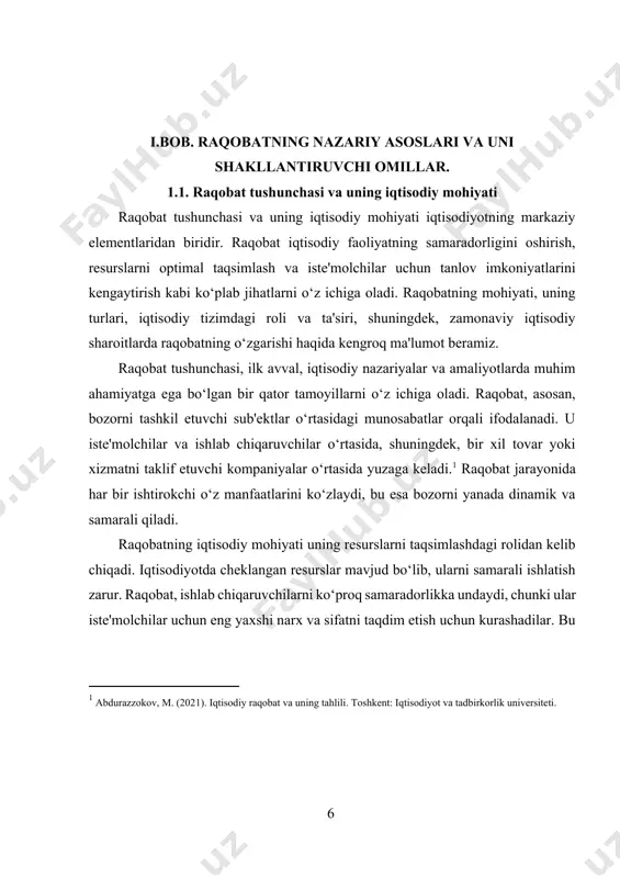 da kuchli kompaniyalar o‘z pozitsiyalarini mustahkamlash uchun kichik raqobatchilarni bozorga kirishga to‘sqinlik qilishi mumkin. bunday holatlar ba'zan monopoliyalarning paydo bo‘lishiga olib keladi. raqobatning iqtisodiyotdagi o‘rni va ta'siri har doim o‘zgarib turadi. raqobat siyosati va tartibga solish, iqtisodiy o‘sish va innovatsiyalarni rag'batlantirishda muhim rol o‘ynaydi. davlatlar o‘z iqtisodiy tizimlarida raqobatni qo‘llab-quvvatlash va monopoliyalarga qarshi choralar ko‘rish uchun qonunchilik va siyosatni ishlab chiqadilar. raqobatni rag'batlantirish orqali davlatlar iqtisodiy o‘sishni ta'minlashga harakat qiladilar. hozirgi kunda raqobatning yangi shakllari paydo bo‘lmoqda. raqamli iqtisodiyotning o‘sishi, elektron tijorat va onlayn xizmatlar raqobat muhitini tubdan o‘zgartirmoqda. kompaniyalar raqamli platformalar orqali o‘z mahsulotlarini va xizmatlarini taqdim etish orqali qo‘shimcha raqobatchilar bilan yuzma-yuz kelmoqdalar. bu esa iste'molchilar uchun yangi imkoniyatlar yaratadi, lekin bir vaqtning o‘zida yangi muammolarni ham keltirib chiqaradi. raqobatning iqtisodiy mohiyati va uning ijtimoiy ta'siri haqida ko‘plab nazariyalar va tadqiqotlar mavjud. ular raqobatning turli jihatlarini o‘rganadi va iqtisodiy jarayonlarga qanday ta'sir ko‘rsatishini tahlil qiladi. raqobatni o‘rganish orqali …