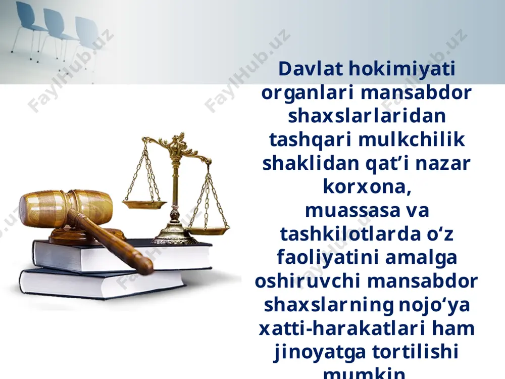 boshqaruv tartibiga qarshi jinoyatlar 11-sinf - Page 5