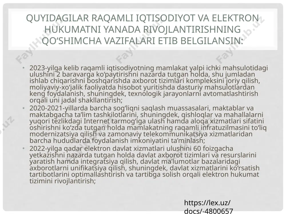 ilmiy kashfiyot va texnologik ixtiro ko‘p bo‘ladi. iqtisodiy o‘sish omillari 6. iqtisodiy erkinlik darajasi. bu bozor kuchlarining erkin amal qilinishi va iqtisodiyotga ta’sirini bildiradi. erkinlikning poydevorini xususiy mulk tashkil etadi. shu bois mulkning daxlsizligini, uning o‘z egasi manfaati yo‘lida ishlatilishini qonunchilik asosida ta’minlash iqtisodiy o‘sishning sharti xisoblanadi. shu sababli mulkiy xuquq ximoya qilingan bo‘lishi zarurat xisoblanadi. mulk soxibi undan o‘z bilganicha erkin foydalanib, daromad chiqarib olishi kerak. shundagina u tashabbus ko‘rsatib iqtisodiy o‘sishga xissa qo‘shadi. iqtisodiy o‘sish omillari 7. iqtisodiyotning ochiqligi. bu milliy iqtisodiyotni o‘zgalar uchun ochiq bo‘lishini, bu erga tashqaridan resurslarning erkin kirib kelishini, eksport va importning kengayib borishini anglatadi. ochiq iqtisodiyot sharoitida resurslar, jumladan chet el kapitali ishlab chiqarishning kerakli soxalariga yuborilib, ular rivojini tezlashtiradi, bu bilan yaim ning ko‘payib borishini ta’minlaydi. ochiq iqtisodiyot tashqi savdoning afzalligidan foydalanishga sharoit yaratadi. shu sababli suv yo‘li bilan jaxon bozoriga chiqa oladigan mamlakatlarda iqtisodiy o‘sishga erishish nisbatan engil bo‘ladi. iqtisodiy o‘sish …
