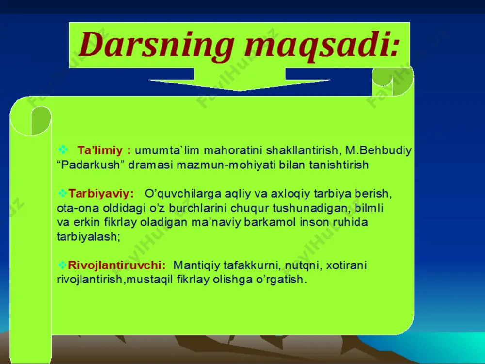 farzandni axloqsizlikka berilgani,to’g’ri do’st tanlay bilmagani ota domla va ziyoli maslahatiga vaqtida amal qilish kerakligi 3 jaholatga yo’naltirilgan siyosat jamiyat mustamlaka xalqqa aylangani ma’rifatparvarlarning ozodlik uchun kurashi “umumiy nuqta” intilishlilik to’g’ri do’st ilmli bo’lish tanlash 0ta-onani hurmat qilish beprvo,loqayd bo’lmaslik padarkush “mening fikrim” gaplarni to`ldirib yozing va mulohaza yuriting.