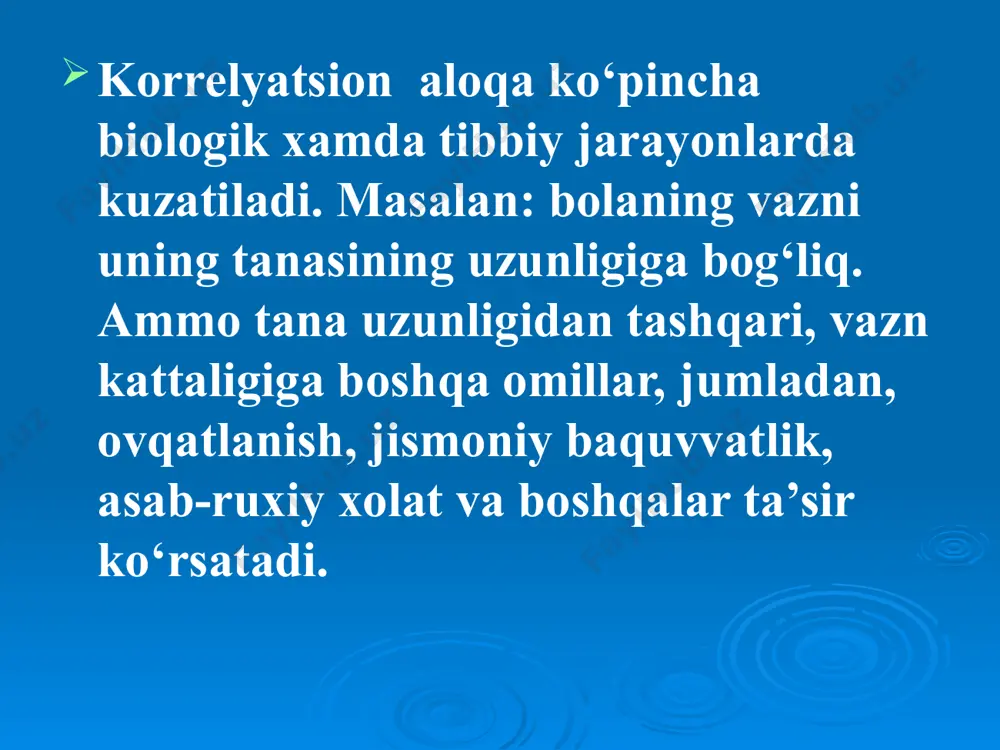 korrelyatsiya koeffitsienti, uning baxolash usullari, statistik tahlil etishda qo‘llanilishi - Page 5