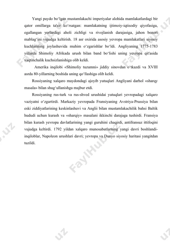 xvi-xvii asrlarda xalqaro munosabatlar va diplomatiyaning asosiy tavsifiy xususiyatlari - Page 5