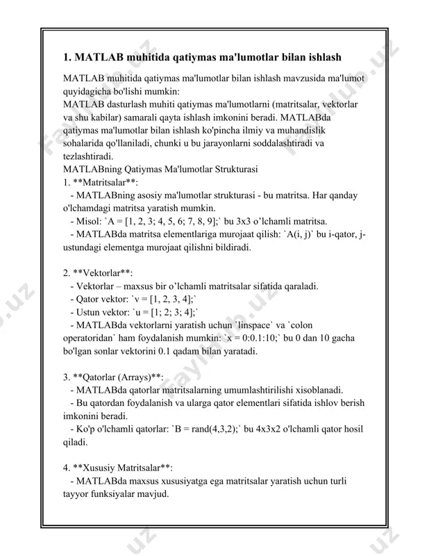 imning lingvistik o'zgaruvchilarini aniqlashdir. masalan, agar biz biror muammoni hal qilmoqchi bo'lsak, lingvistik o'zgaruvchilarni tanlash va ularga mos keladigan o'lchovlar bilan belgilash kerak. lingvistik o'zgaruvchilarning qiymatlari qatiymas to'plam sifatida tasvirlanadi, ular fuzzy to'plamlar deb ham ataladi. bu to'plamlar aniq chegaralarga ega emas, balki ularning qiymatlari turli darajadagi a'zolik bilan ifodalanadi. masalan, harorat o'zgaruvchisi uchun "sovuq", "iliq" va "issiq" kabi lingvistik qiymatlarni belgilash mumkin. ikkinchi qadam - a'zolik funksiyalarini aniqlashdir. a'zolik funksiyalari yordamida tasvirlangan lingvistik qiymatlarning qatiymasligini ifodalash mumkin. bu funksiya turli shakllarda bo'lishi mumkin, masalan, uchburchak, trapetsiya yoki gauss turidagi funksiyalar. har bir lingvistik qiymat uchun mos a'zolik funksiyasi aniqlanadi va bu funksiyalar yordamida qiymatlar qatiymas to'plamlar sifatida ifodalanadi. uchinchi qadam - qoidalarni tahlil qilish va yaratishdir. qatiymas tizimlar qoidalar to'plamiga asoslangan bo'ladi. bu qoidalarga muvofiq, kirish qiymatlari bir a'zolik darajasi bilan bevosita bog'lanadi va natijaviy xulosa kiritiladi. qoidalar oddiy shartli iboralar orqali ifodalanadi, masalan, "agar harorat sovuq bo'lsa, isitishni …
