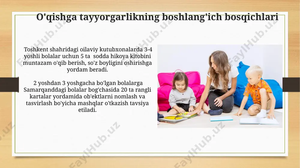 maktabgacha yoshdagi bolalarni o'qishga va savodga tayyorlash - Page 4