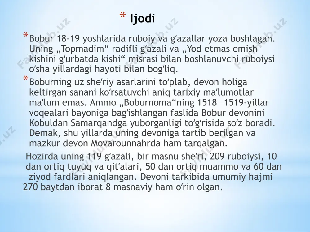 zaxiriddin muhammad ibn umarshayxo’g’li - Page 5