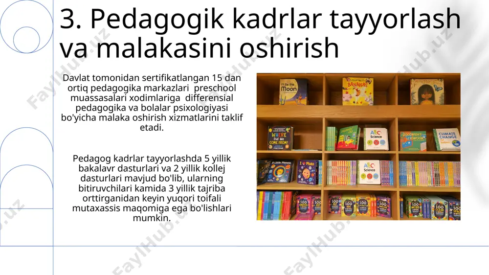 maktabgacha taʼlim tashkiloti va ularni tashkil etishi - Page 5