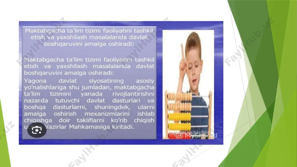 maktabgacha ta'lim tizimini takomillashtirish - Page 4