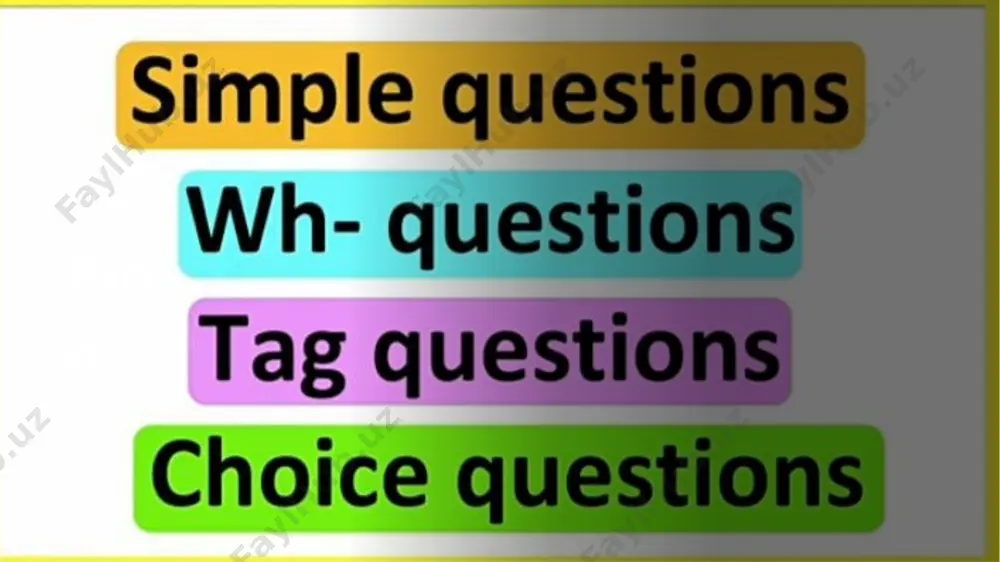 question types - Page 2