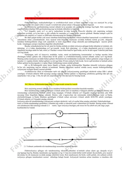 avtoblokirovkali temir yo’l iziga texnik xizmat ko’rsatish — DOCX