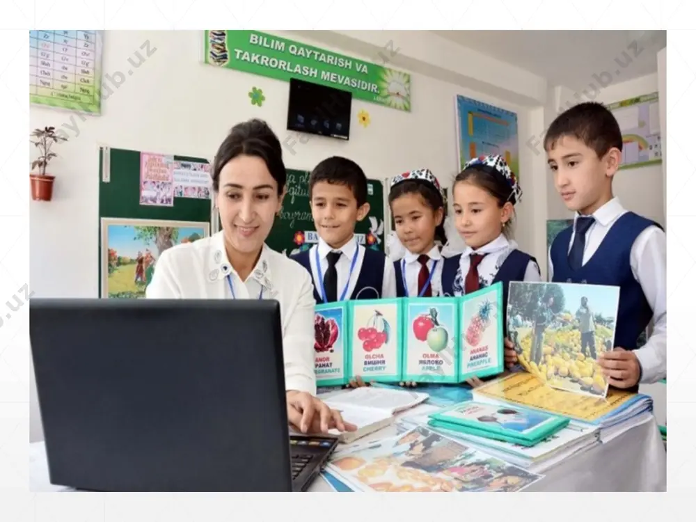 amoyon bo‘ladi, bilimlarni egallashda o‘qituvchi bilan o‘quvchilarning birgalikdagi hamkorlik qilishlari o‘qituvchining o‘quvchilarga tazyiq o‘tkazish va ularning aktivligini ruyobga chiqarmasligi, o‘qituvchining o‘quvchilarga nisbatan neytral munosabatlarda bo‘lishi va uning hal etilayotgan masaladan chetta chiqishi. foydalanilgan adabiyotlar roʻyxati 1. l.a.karimov. barkomol avlod o`zbekiston taraqqiyotining poydevori. t.1997 yil. 2. i.a.karimov. tafakkur jurnalining bosh muharririga bergan intervyusi. "tafakkur" jurnali. 1998 yil .2-son. 3. i.a.karimov. "o`zbekiston xxi asrga intilmoqda". t., "o`zbekiston", 1999 yil. 4. sh. qurbonov., x.saidov., r.axmediyarov. barkamol avlod orzusi. t., 1999 yil. 5. o'zbekiston respublikasi kadrlar tayyorlash milliy dasturi" t.,19997 yil. 6. sh. qurbonov. ta`limning yangi qadiriyatlari. "ma`rifat" 25sentyabr 1999., 75-76 son. 7. m.ochilov. o`qituvchi odobi. t., 1997 yil. 8. safo ochil. mustaqillik ma'naviyati va tarbiya asoslari. t., "o`qituvchi", 1995 yil. 9. a.munavvarov. pedagogika. t., "o`'qituvchi", 1996 yil. 10. raximjon usmonov."saodatnoma" t., "o`qituvchi", 1995 yil. e'tiboringiz uchun rahmat !!! image1.jpeg image2.jpeg image3.jpeg image4.jpeg