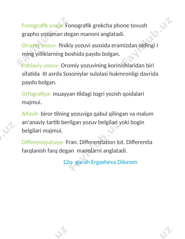 seminar 6 yozuv va uning rivojlanish bosqichlari - Page 4