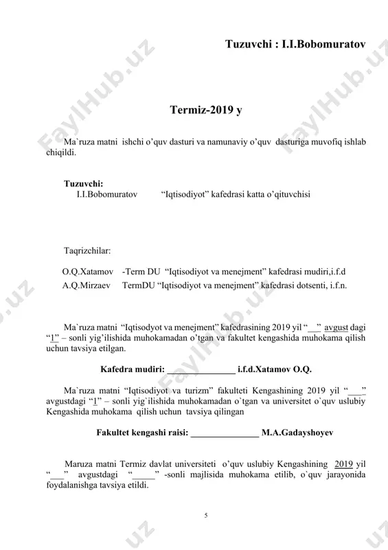 . bu tamoyil, g. konringni germaniyada juda mashhur va dongdor ma'ruzachiga aylantirdi. 1749-yilda gettigenda xalqaro huquq va statistika professori g. axenval c'oavlatshunoslik" fanini nazariyachilari orasida eng ko' zga ko' ringan olimlardan bir "davlatshunoslik" fanining "statistika" (iotincha "status" so'zidan olingan bo'lib, hodisalaming holatini, ahvolini bildiradi. "status" so'zi negizida italyancha '·stato" - davlat, amaliy siyosat va "statista"- davlat arbobi, davlatni biluvchi so' zlari yotadi) deb atagan. ilmiy statistikaning rivojlanishi bilan bir qatorda statistika amaliyoti ham paydo bo'la boshlaydi. hayot tobora qiyinlashib borganligi sababli, davlatlar statistik organlarni tuzishga majbur bo' ladilar. birinchi davlat statistika organi 1756-yilda shvetsiyada tashkil qilingan. fransiyada 1772-yildan butun mamlakat bo'yicha aholining harakatlari to'g'risida hisobotlar tuzish boshlanadi va 1801 yilda fransiya ichki ishlar vazirligida statistik byuro tashkil qilinadi. angliyada 1801 yilda aholi ro'yxati o'tkazilib, 30-yillarda sanoat vazirligi qoshida statistika departamenti barpo etiladi. 1.2.statistika haqida umumiy tushuncha. birinchidan, statistika bu sonlar va o'ichovlar yordamida ko'psonli va turli-tuman hodisalarni hisobga olish, tasvirlash. …