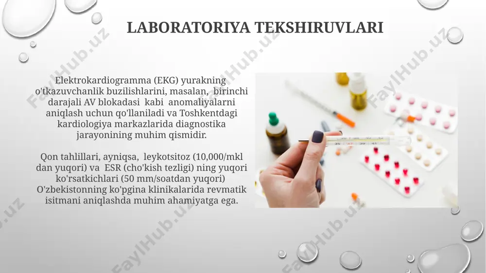 oʻtkir revmatik isitma simptomlari va tekshirish usullari - Page 3