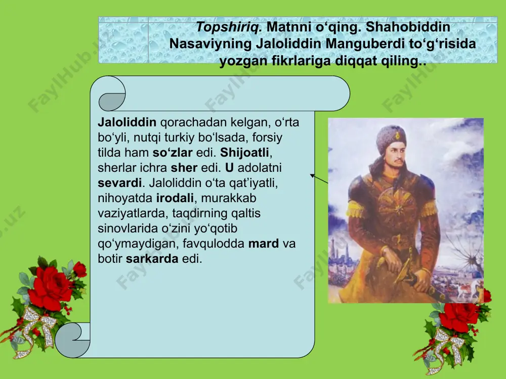 mustaqil so‘z turkumlarini takrorlash. ot so‘z turkumi 5-sinf - Page 5