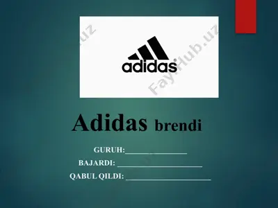 adidas brendi — PPTX