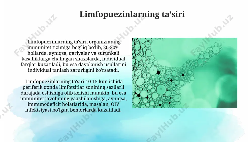limfotsitopoezning xususiyatlari - Page 5